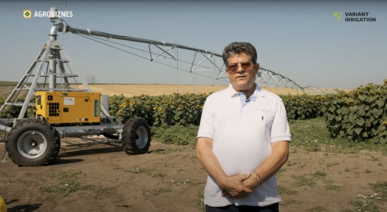 Domeniile Lungu: 350 kg boabe/ha neirigat vs 11 tone/ha cu irigare. Despre implementarea irigării, colaborarea cu Variant Irrigation